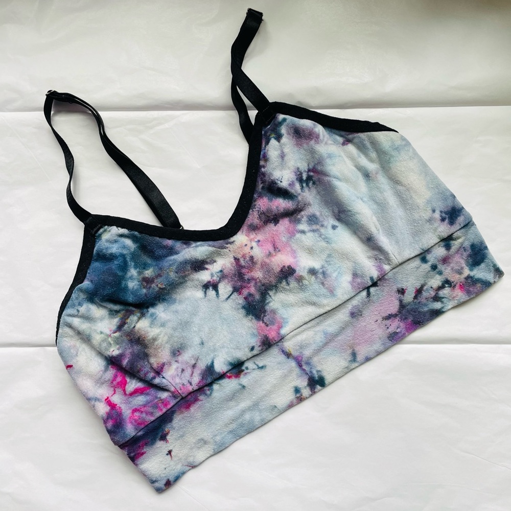 Organic Cotton Ice Dye Bra Size Medium